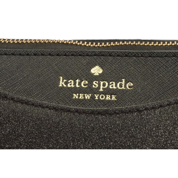 Pretty Kate Spade New York Monica Glitter Medium Black Crossbody - Picture 2 of 12